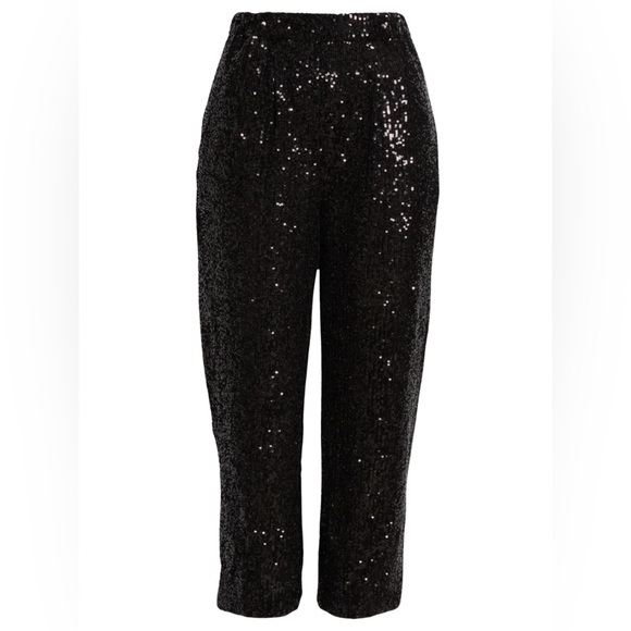 Farm RiO Sequin Pajama Pants XXS Black - Picture 5 of 9